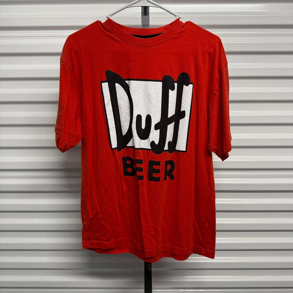 The Simpsons Duff Beer Red T-Shirt